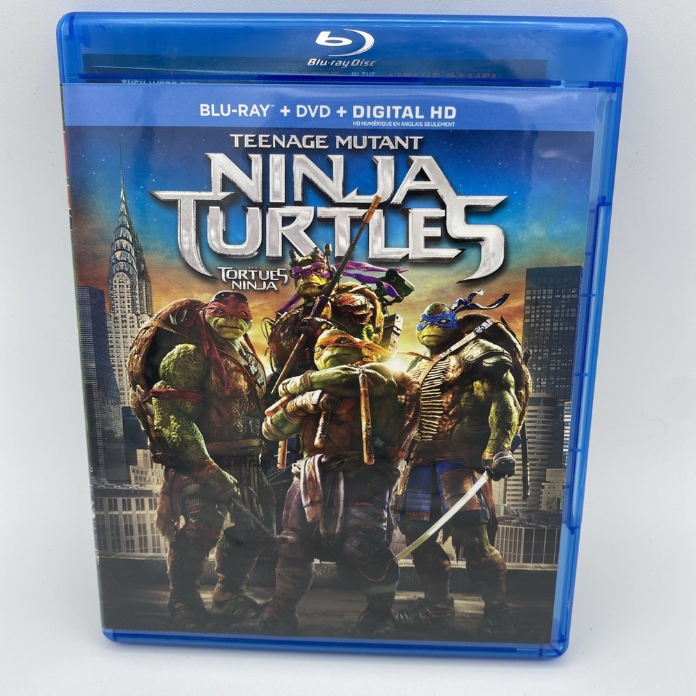 Teenage Mutant Ninja Turtles Blu-Ray DVD 2014 Set Bilingual Movie Megan Fox